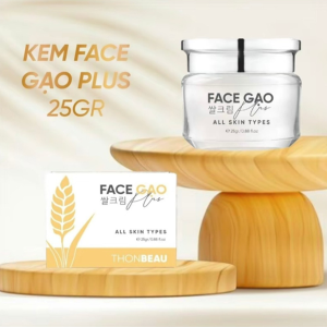 Kem Face Gạo Thonbeau 25g, giúp da trắng hồng, mịn màng và căng bóng