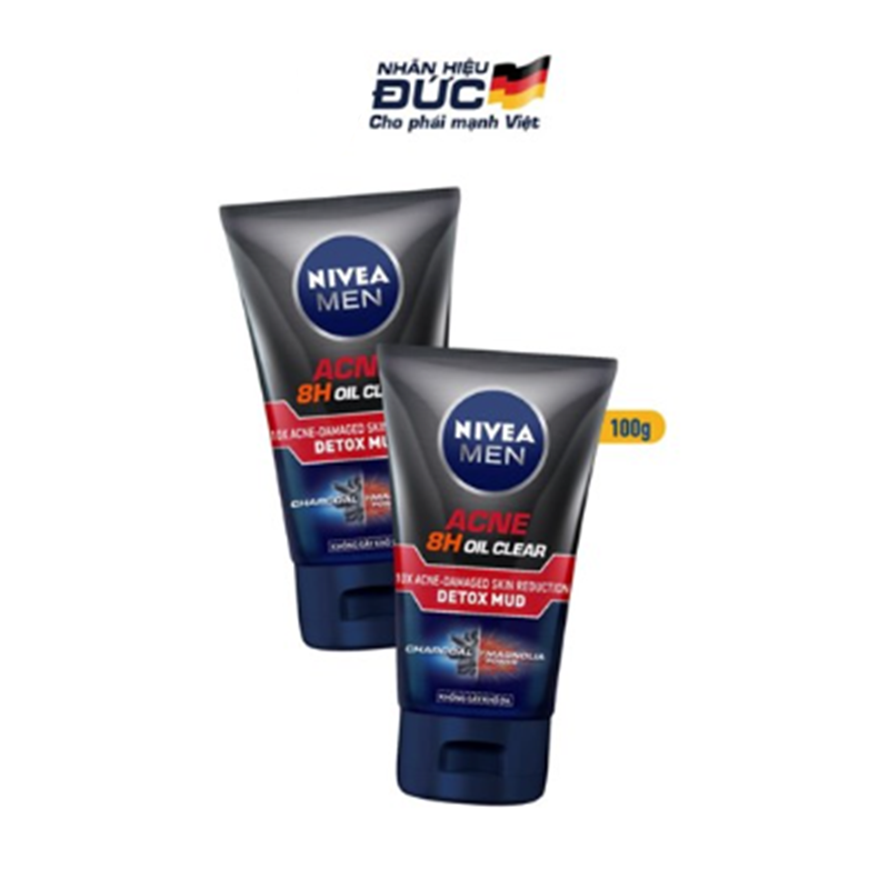 Sữa Rửa Mặt Nivea Nam 100g Bùn Khoáng Kiểm Soát Nhờn Ngừa Mụn (83940)