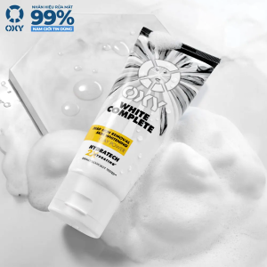 Sữa Rửa Mặt Nam Oxy 100g White Complete,Làm sáng da, bổ sung độ ẩm