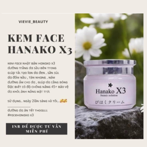 Kem Hanako X3 12g, Kem dưỡng trắng da