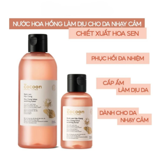 Nước Hoa Hồng Cocoon 140ml Sen Hậu Giang