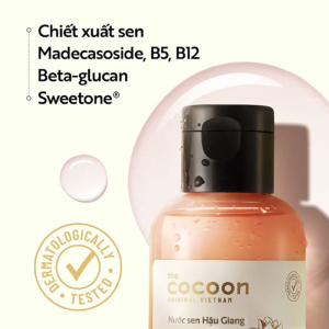 Nước Hoa Hồng Cocoon 140ml Sen Hậu Giang