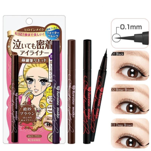 Kẻ Mắt Nước Kiss Me, Ngòi bút siêm mảnh 0.1mm, dễ vẽ, lâu trôi