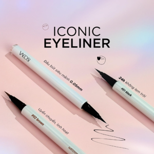 Kẻ Mắt Nước Vacosi Waterproof Pen 24h #01 Black