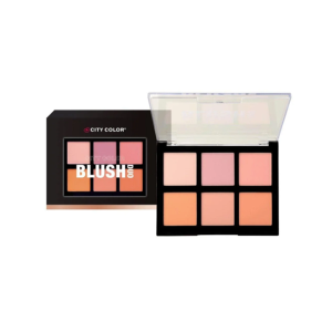 Má Hồng City Color Blush 6 Ô No 1 Coral Pink