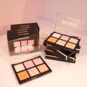 Má Hồng City Color Blush 6 Ô No 1 Coral Pink