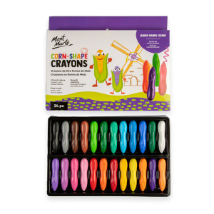 Sáp Màu Lụa Dầu Silky Crayon 24 Màu, bền chắc, không bám da tay
