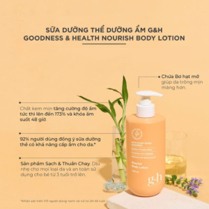 Sửa Dưỡng Thể Away G&h Nourish Body Lotion 400ml