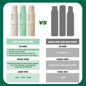 Dầu Gội Khô Spes