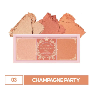 Má Hồng I’m Meme Afteenoon Tea Blusher Palette 3 Ô 11.4g Champagne Paty