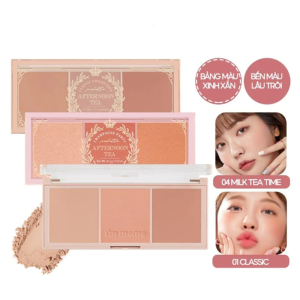 Má Hồng I’m Meme Afteenoon Tea Blusher Palette 3 Ô 11.4g Champagne Paty
