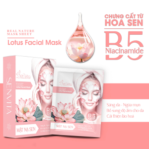 Mặt Nạ Sen Vita B5 30g, Sáng da, ngừa mụn