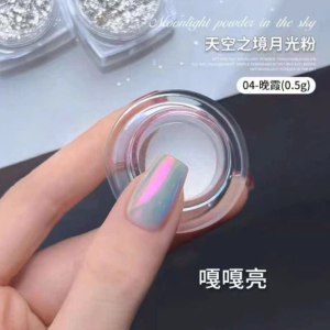 Set Tráng Gương Cực Quang 6 Màu Trang Trí Nail, tạo hiệu ứng cực quang rất ảo và sáng bóng
