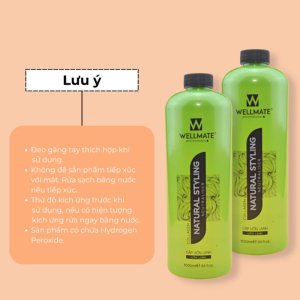 Dập Uốn Lạnh Wellmate 1000ml, bảo vệ tóc khỏe mạnh khi uốn