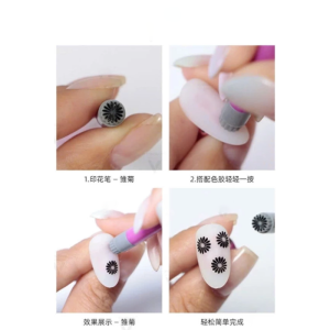 Bộ Khuôn Vẽ Hoa 6 Cây Vinimay