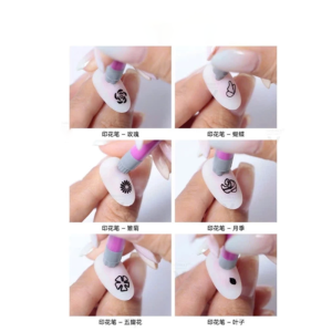 Bộ Khuôn Vẽ Hoa 6 Cây Vinimay