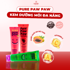 Kem Dưỡng Môi Đa Năng Pure Paw Paw 25g, cấp ẩm, giảm khô môi, nứt môi hiệu quả