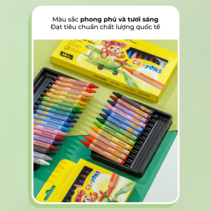 Bút Sáp Màu Thiên Long Cr-c048 12 Màu