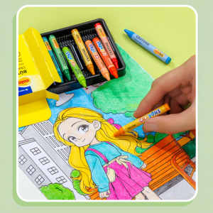 Bút Sáp Màu Thiên Long Cr-c048 12 Màu