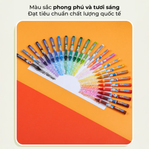Bút Sáp Màu 10, 24 Màu