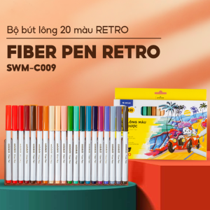 Bút Lông Màu Rửa Được SWM-C009 20 Màu