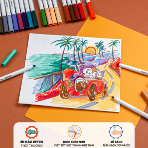 Bút Lông Màu Rửa Được SWM-C009 20 Màu