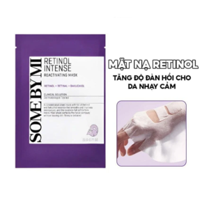 Mặt Nạ Some By Mi 22g Retinol Intense Reactivating, chống lão hóa. cung cấp độ ẩm, làm sáng da