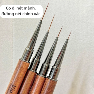 Cọ Nét Via Secret, Cọ Nail vẽ nét, vẽ màu nước, vẽ nổi tráng gương