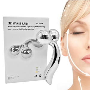 Thanh Lăn Massage 3D Xc-206, Massage nâng cơ mặt, cằm, mũi