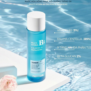 Nước Hoa Hồng Multi Hydra B5 205ml Phục Hồi Dưỡng Trắng