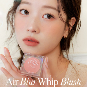 Má Hồng Clio Air Blur Whip Blush 3.5g, kềm dầu, dưỡng ẩm cho da sáng hồng tự nhiên