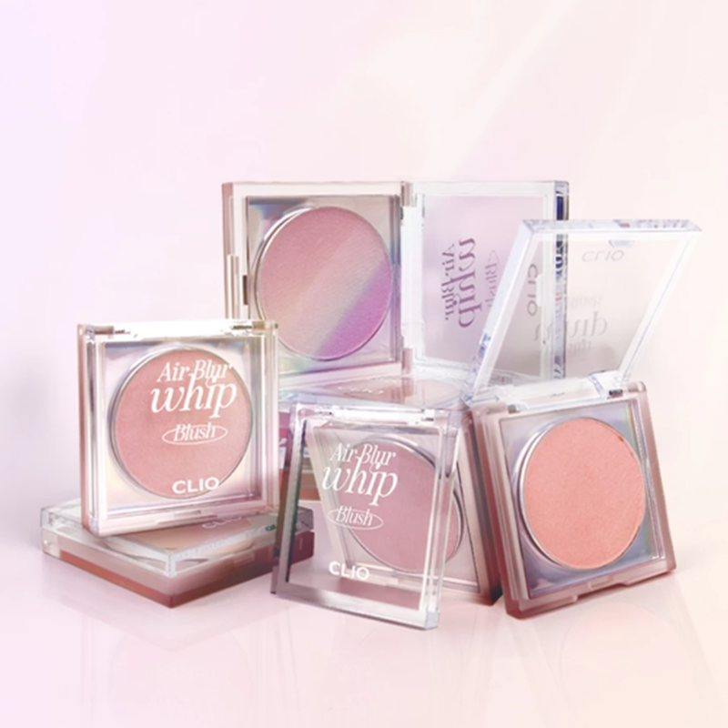Má Hồng Clio Air Blur Whip Blush 3.5g, kềm dầu, dưỡng ẩm cho da sáng hồng tự nhiên