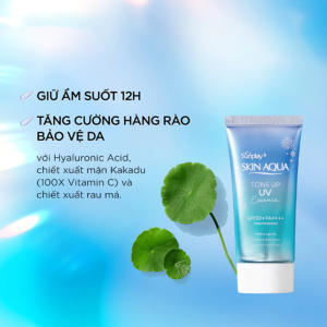 Kem Chống Nắng Sunplay Skin Aqua 50g Tone Up Uv Essence Blue