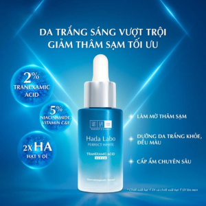 Serum Hada Labo Perfect White 30ml Tranexamic Acid Serum, Dưỡng trắng da, mờ thâm sạm