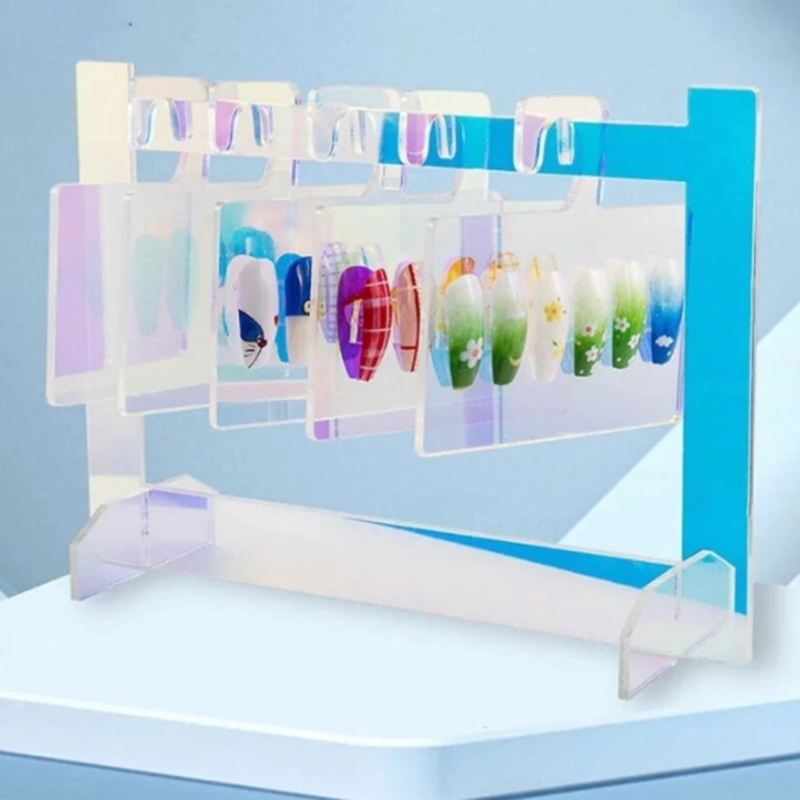 Khung + Móc Treo Móng Tay Lorossi (bộ), Khung Treo Mẫu Nail Mica, Trưng Bày Thẩm Mỹ, Chuyên Nghiệp Cho Tiệm Nail