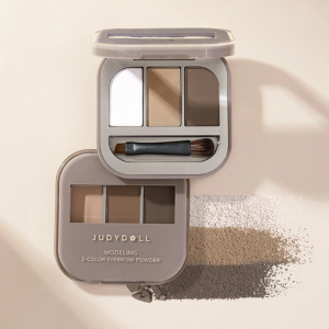 Bột Mày Judydoll 3 Ô 2.7g #02, Kết cấu bột mịn, mềm mại, dễ tán cho đôi lông mày hoàn hảo