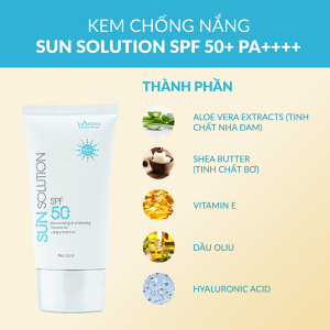 Kem Chống Nắng Huyền Phi Sun Solution 50ml