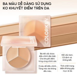 Kem Che Khuyết Điểm Colorkey 3 Màu 3.9g