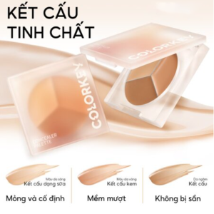 Kem Che Khuyết Điểm Colorkey 3 Màu 3.9g