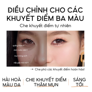 Kem Che Khuyết Điểm Colorkey 3 Màu 3.9g