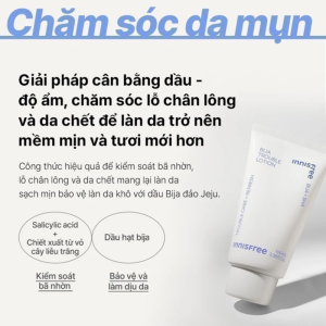 Sữa Rữa Mặt Innisfree 150g Bija Trouble Dành Cho Da Mụn