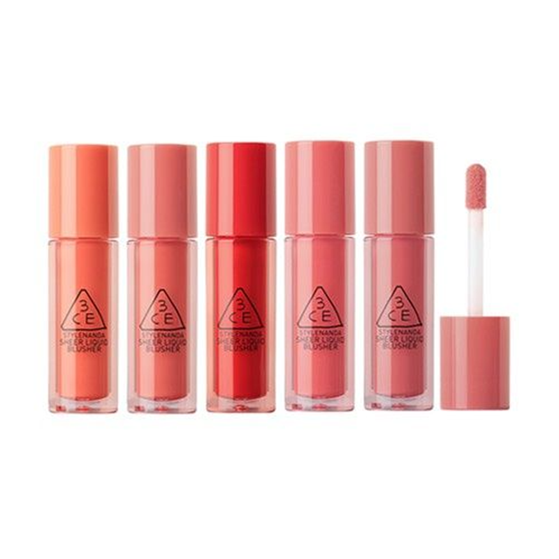 Má Hồng Kem 3ce Sheer Liquid Blusher 3g, Bền Màu, Lâu Trôi