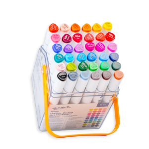 Bút Lông Vẽ 2 Đầu Mont Marte Double-ended Art Markets In Case