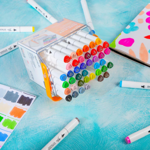 Bút Lông Vẽ 2 Đầu Mont Marte Double-ended Art Markets In Case