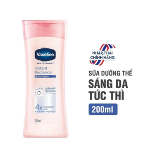 Sữa Dưỡng Thể Vaseline 200ml, 350ml Dưỡng Da Sáng Khỏe Mịn Màng