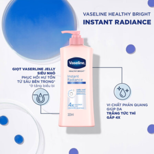 Sữa Dưỡng Thể Vaseline 200ml, 350ml Dưỡng Da Sáng Khỏe Mịn Màng