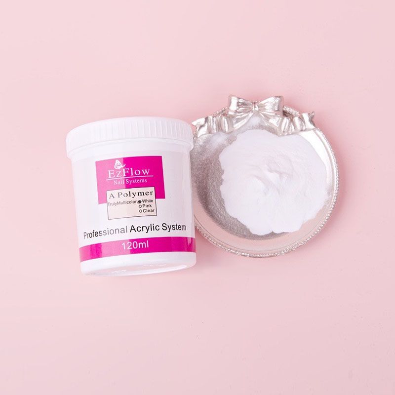 Bột Đắp Móng Ezflow 120ml, siêu mịn, siêu dẻo, không vón cục