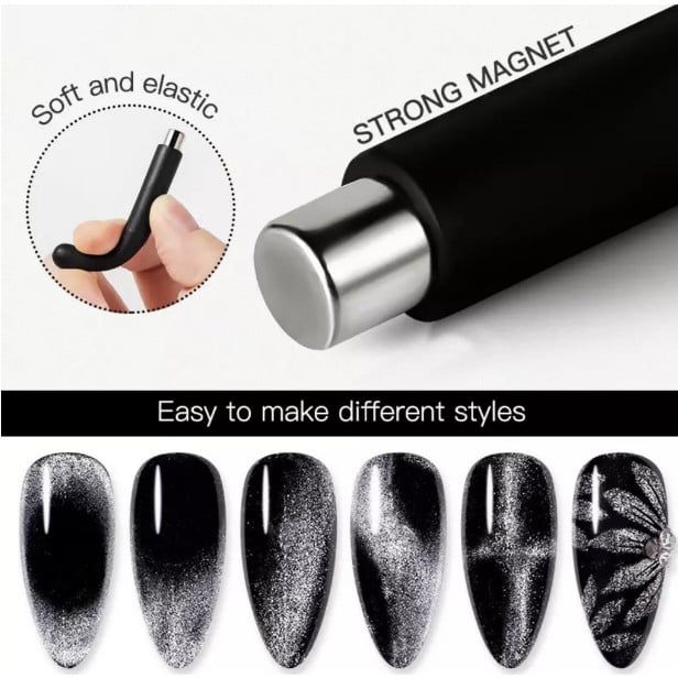 Nam Châm Cat Eyes (Mắt Mèo), Nam châm hơ mắt mèo kim cương,thanh nam châm nhỏ gọn, lực hơ mạnh