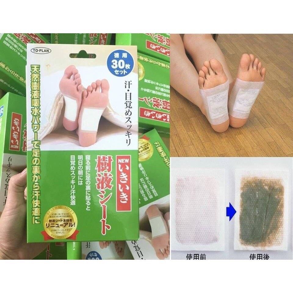Miếng Dán Thải Độc Chân Top Plan 30 Miếng