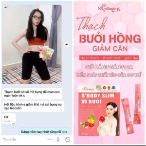 Thạch Bưởi Giảm Cân N-collagen Hộp 15 Gói Kèm Detox